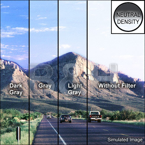 Hoya 52mm Half-Color Light Gray Glass Filter