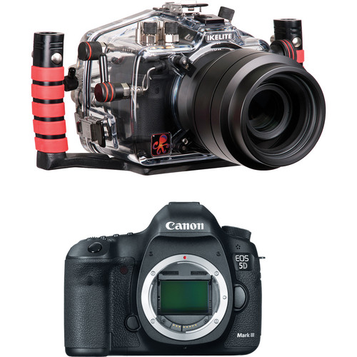 Ikelite 6871.03 Underwater Housing Kit with Canon EOS 5D Mark III Digital Camera Body
