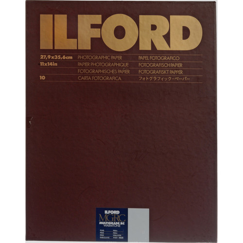 Ilford Multigrade Warmtone Resin Coated Paper (11 x 14", Pearl Finish, 10 Sheets)