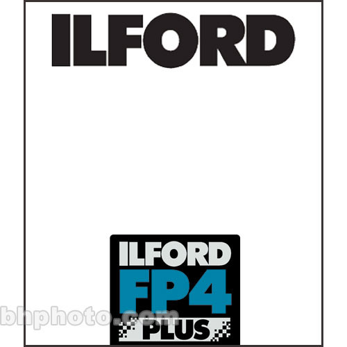Ilford FP4 Plus Black and White Negative Film (10 x 12", 25 Sheets)