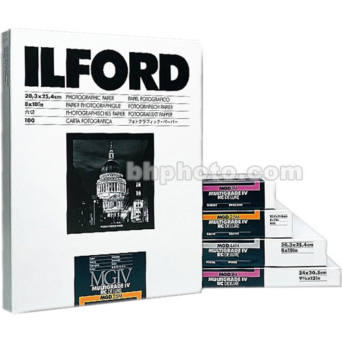 Ilford Multigrade IV RC Deluxe - 9.5x12" - Glossy - 10 Sheets