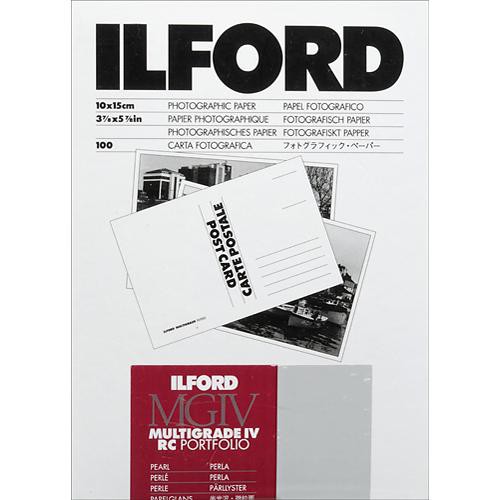 Ilford Multigrade IV RC Portfolio Paper (Pearl, 4 x 6", 100 Sheets)