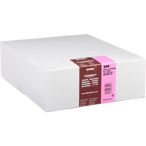Ilford Multigrade FB Warmtone Paper (Glossy, 8 x 10" , 250 Sheets)