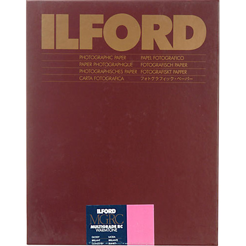 Ilford Multigrade Warmtone Resin Coated Paper (11 x 14", Glossy Finish, 50 Sheets)