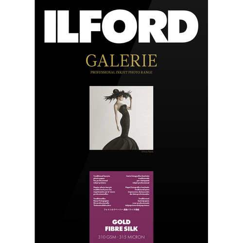 Ilford GALERIE Gold Fibre Silk Paper (8.5 x 11", 50 Sheets)