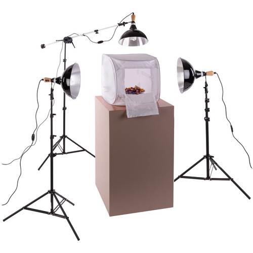 Impact Three-Light Fluorescent Digital Shed Boom Kit