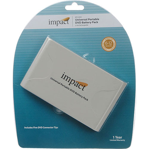Impact DEMO BPD-8000D Universal Portable Li-Ion Rechargeable DVD Battery Pack