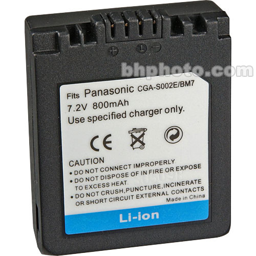 Impact CGA-S002A1A Rechargeable Lithium-Ion Battery (7.2v, 800mAh)