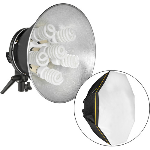 Impact Octacool-6 Fluorescent Light Kit with Octabox (6 Lamps)