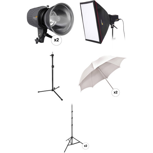 Impact Three Monolight Portrait Backlight Kit without Case (120VAC)