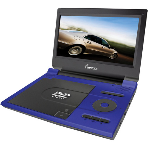 Impecca DVP774B2 7" Portable DVD Player (Blue)