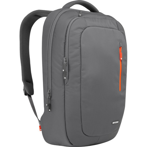 Incase Tech Pack Backpack (Dark Gray / Red Orange)