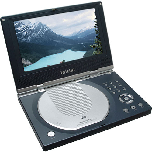 Initial IDM-831B Portable 8" DVD Player