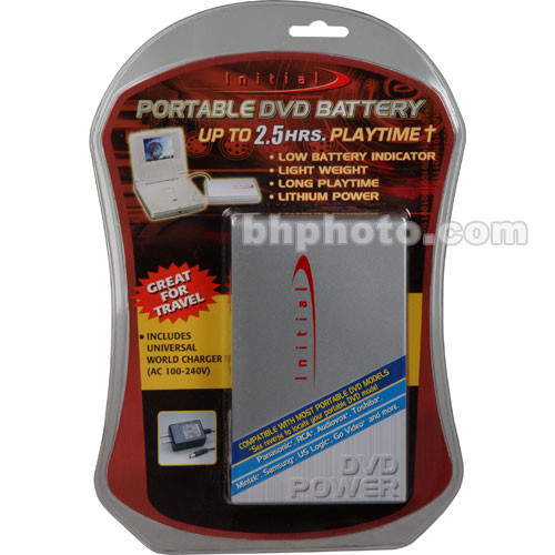Initial RB-270 Universal Rechargeable Battery for Portable DVD Players