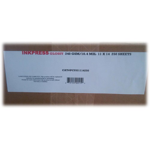 Inkpress Media RC Glossy Inkjet Paper (240gsm) - 11 x 14" 250 Sheets