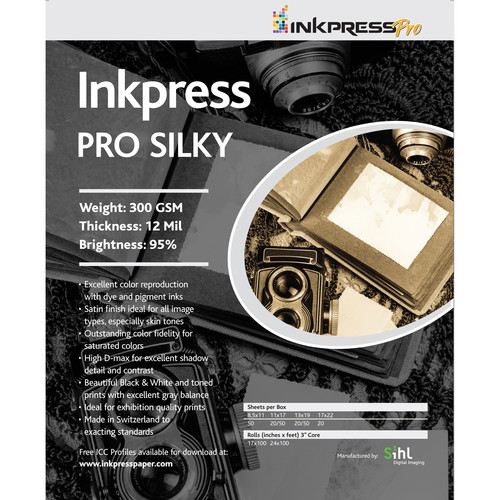 Inkpress Media Pro Silky Paper (8.5 x 11", 5 Sheets)