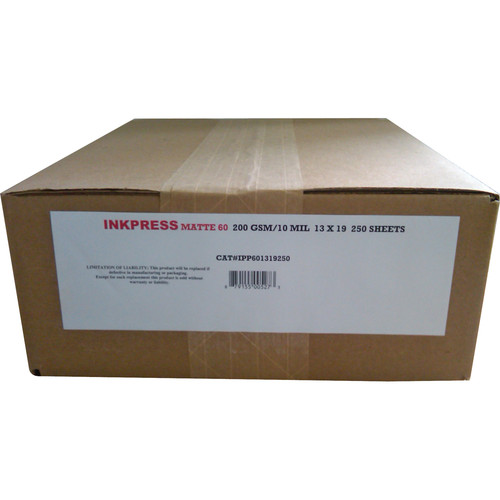Inkpress Media Matte 60 Inkjet Paper (Bright White, 13 x 19", 250 Sheets)