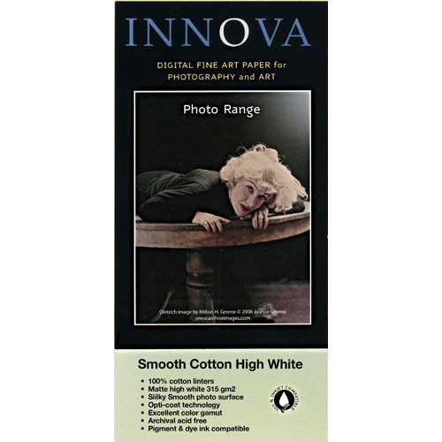 Innova Smooth Cotton High White Archival Photo Inkjet Paper (36" x 49.2')