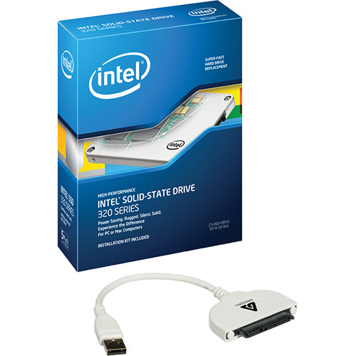 Intel 300GB SSD 320 Series Drive Kit w/ Data Transfer Cable