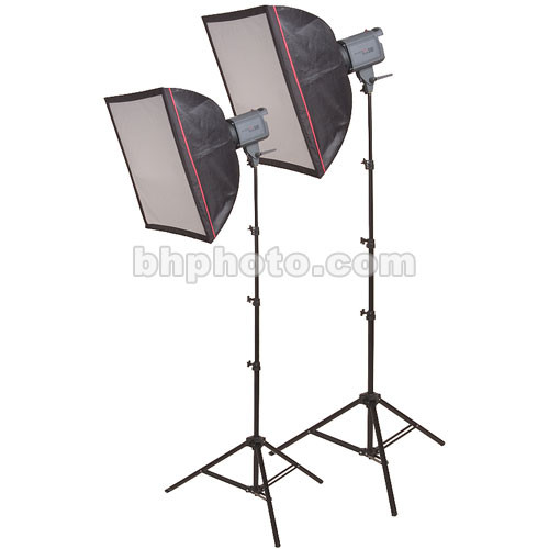 Interfit Stellar Twin Softbox 2 Light Kit (120V)