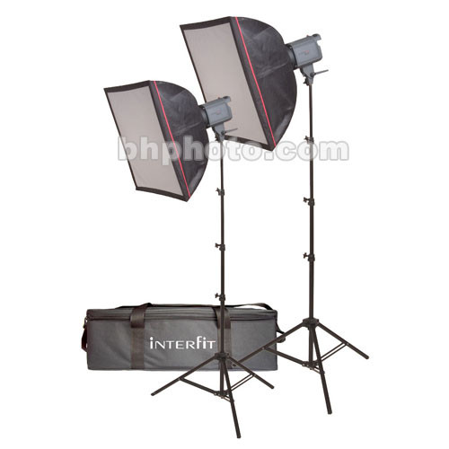 Interfit Stellar 1000 2 Monolight Softbox Kit