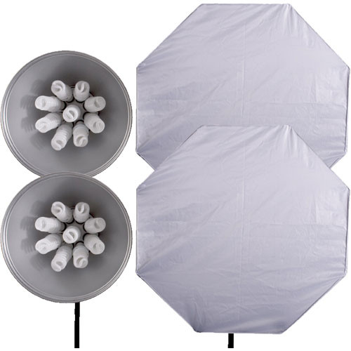 Interfit Super Cool-lite 9 Two Light Fluorescent Octobox Kit (110-120VAC)