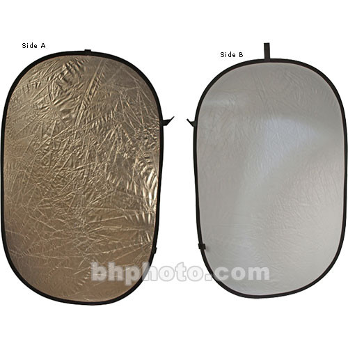 Interfit Collapsible Reflector - 40x66" - Gold/Silver