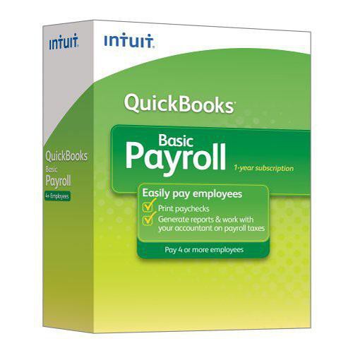 Intuit QuickBooks Basic Payroll 2009 Software with 1-Year Subscription