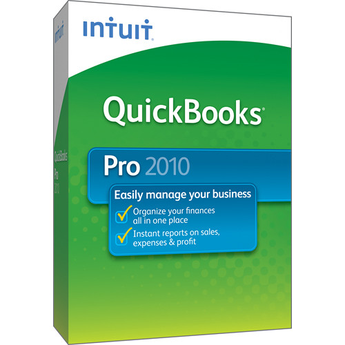 Intuit QuickBooks Pro 2010 Software for Windows (1-User License)