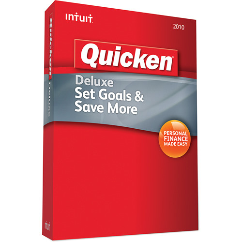 Intuit Quicken Deluxe 2010 Software for Windows