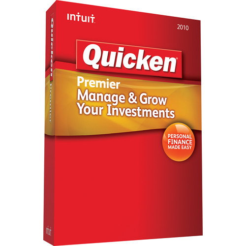 Intuit Quicken Premier 2010 Software for Windows