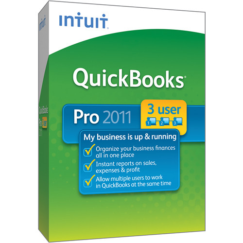 Intuit QuickBooks Pro 2011 Software (3-User License)