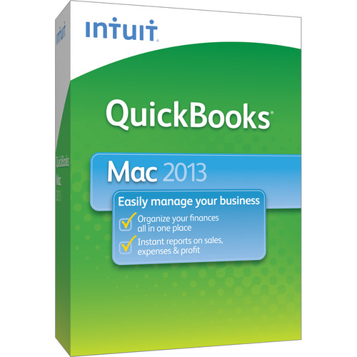 Intuit QuickBooks 2013 for Mac (1-User, CD-ROM)