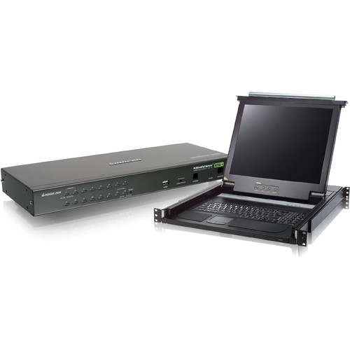 IOGEAR 16-Port PS/2 USB Combo KVM and 17" Rack Mount LCD Bundle