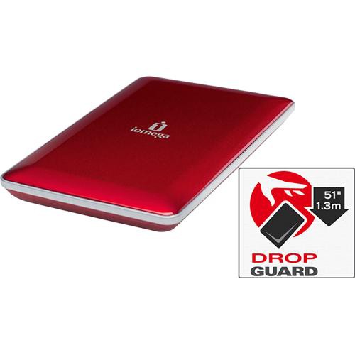 Iomega 500GB eGo Portable Mac Edition Hard Drive (Ruby Red)
