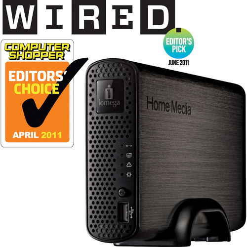 Iomega 2TB Home Media Network Hard Drive, Cloud Edition