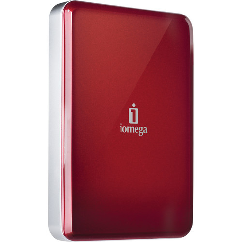 Iomega eGo Portable 1 TB SuperSpeed USB 3.1 Gen 1 Hard Drive (Ruby Red)