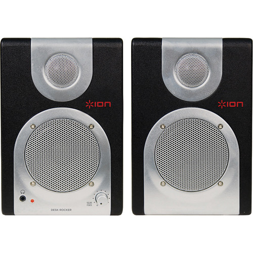 ION Audio Desk Rocker - Desktop Computer Speakers