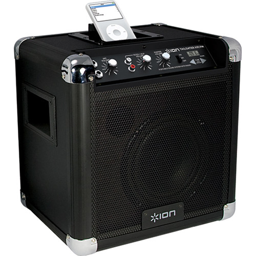 ION Audio TAILGATER AM/FM Portable PA System with iPod Dock