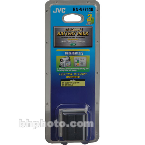 JVC BN-VF714U Lithium-Ion Battery Pack - 7.2v, 1400mAh BNVF714US