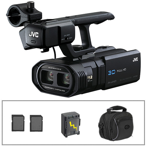 JVC GY-HMZ1U ProHD 3D Camcorder Kit
