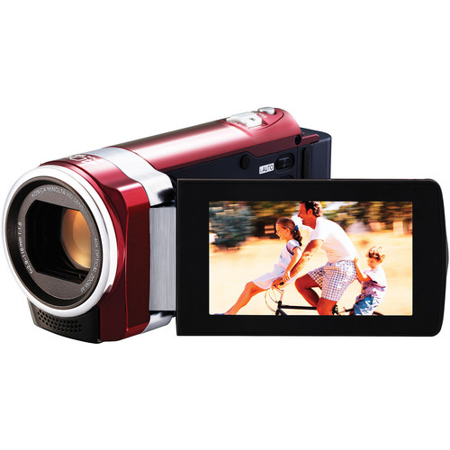 JVC GZ-HM440 HD Everio Camcorder (Red) GZ-HM440RUSM B&H Photo