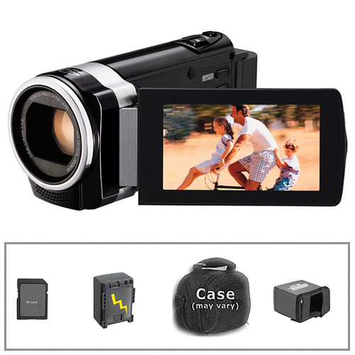 JVC GZ-HM440 HD Everio Camcorder with Basic Accessory Kit (Black)