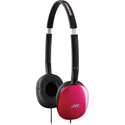 JVC HA-S160 FLATS On-Ear Stereo Headphones (Pink)