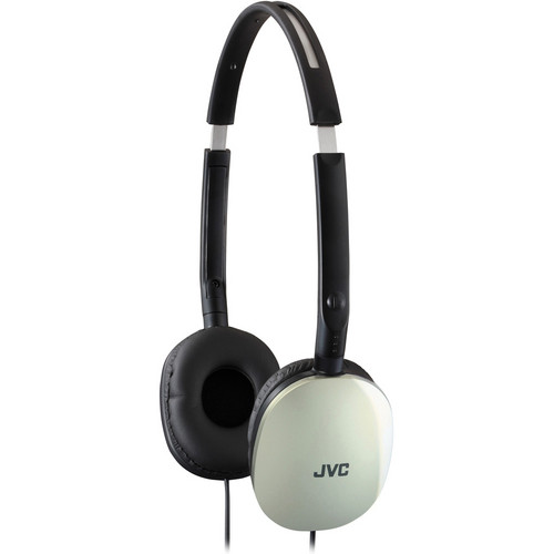 JVC HA-S160 FLATS On-Ear Stereo Headphones (Silver)