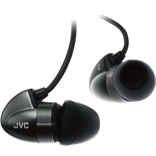JVC HA-FX300 Bi-METAL Stereo In-Ear Headphones (Black)