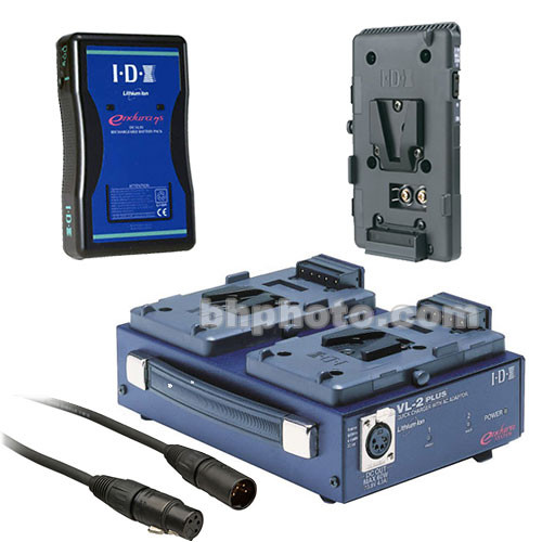JVC IDX Battery and Charger Kit For JVC GY-HD100 Camcorder