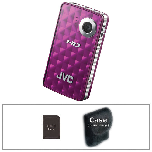 JVC PICSIO GC-FM1 HD Memory Camera Basic Kit (Violet)