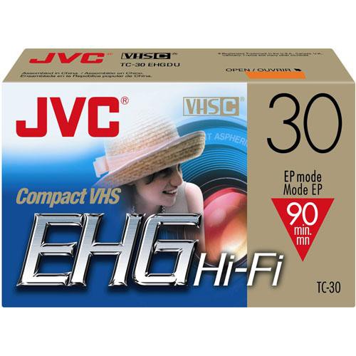 JVC TC30EHGDU Extra High Grade Compact VHS-C Camcorder Video Tape