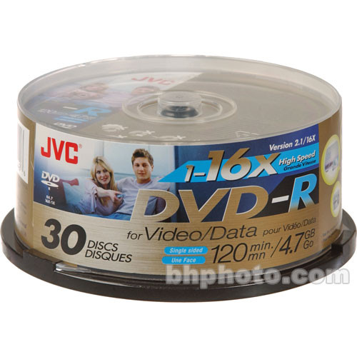 JVC DVD-R 4.7GB Recordable Disc (30)